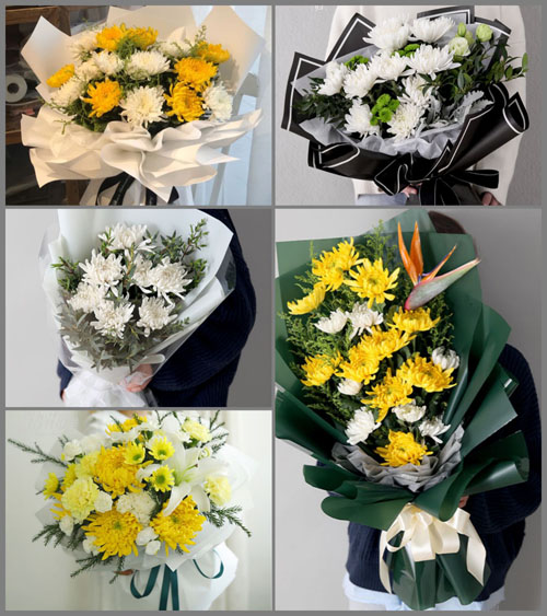 贵州黔西南州普安县高棉乡白事花束代送